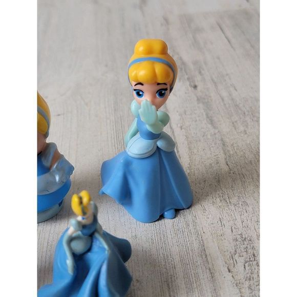 Princess Cinderella Fairy Godmother Ball dress playset toy figure Disney - Picture 9 of 14